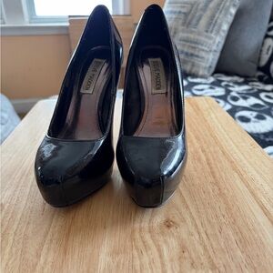 Steve Madden Glossy Black Heels